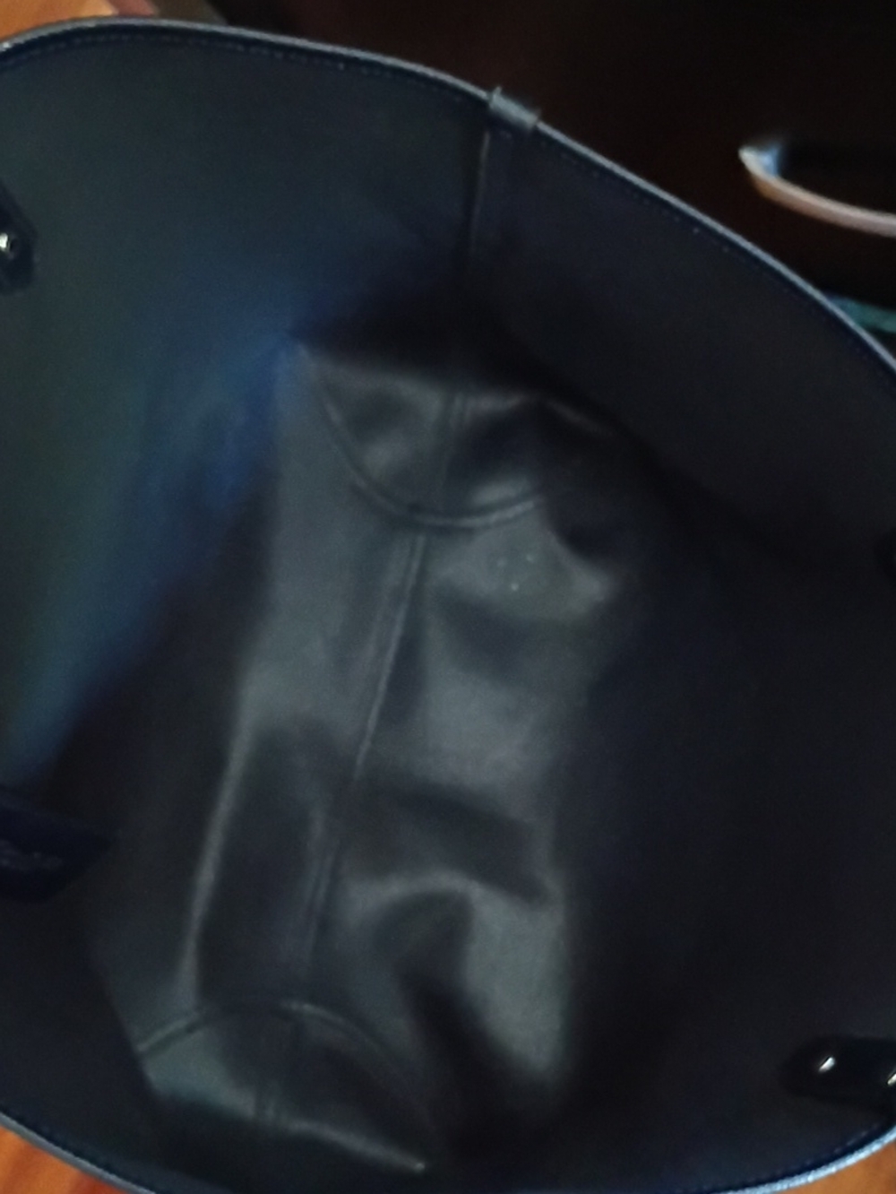 Dark Grey Coach Tote - Picture 3 of 4